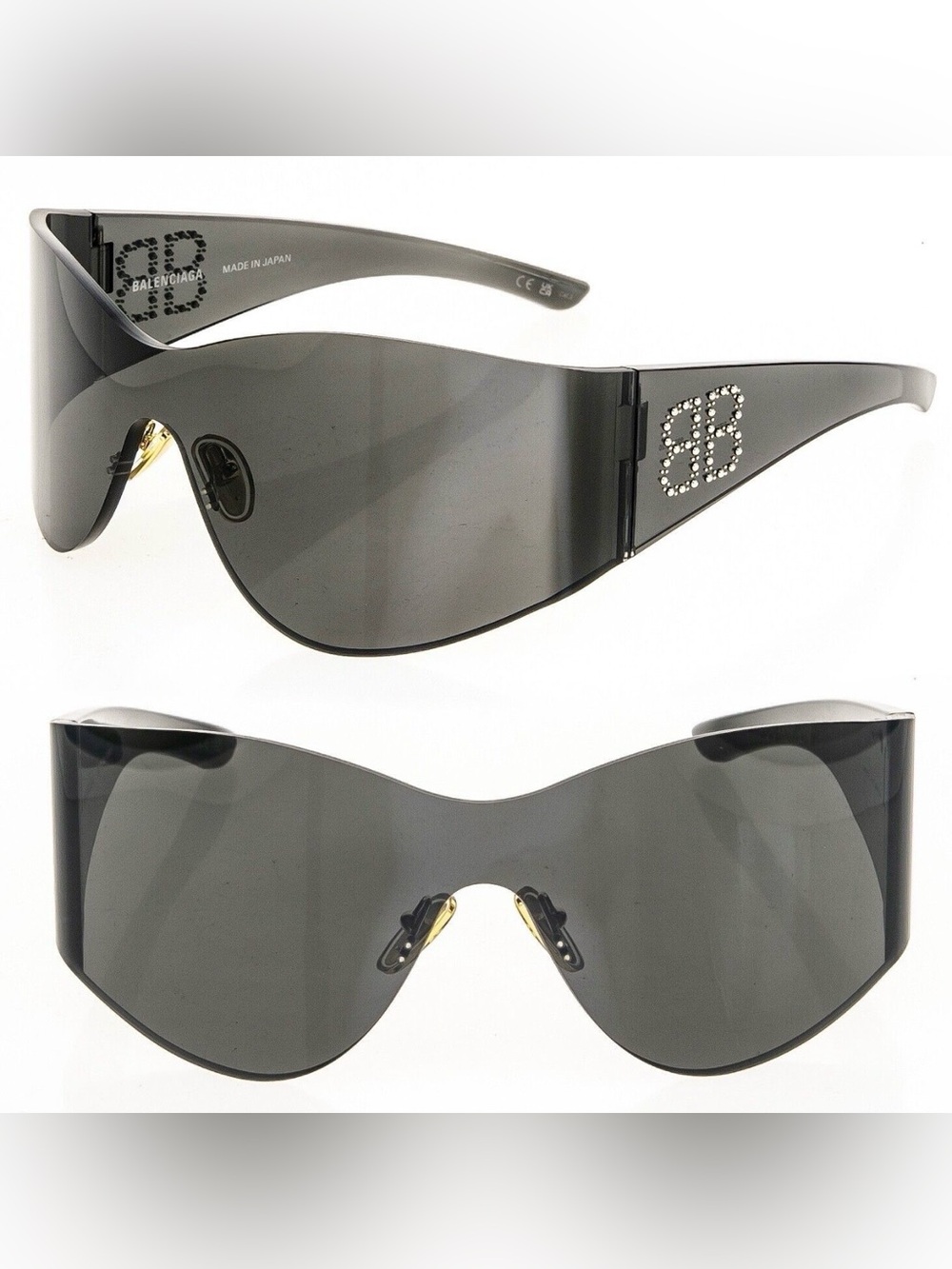 Balenciaga Sunglasses Shield Mask BB0122S-004